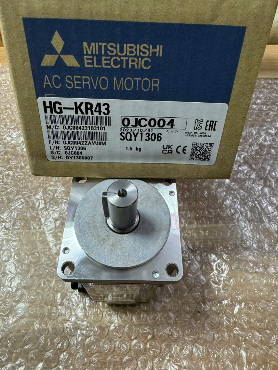 HG-KR43K MOTOR AC SERVO MITSUBISHI