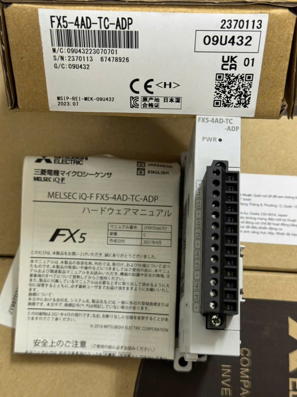 MÔ ĐUN MITSUBISHI FX5-4AD-TC-ADP