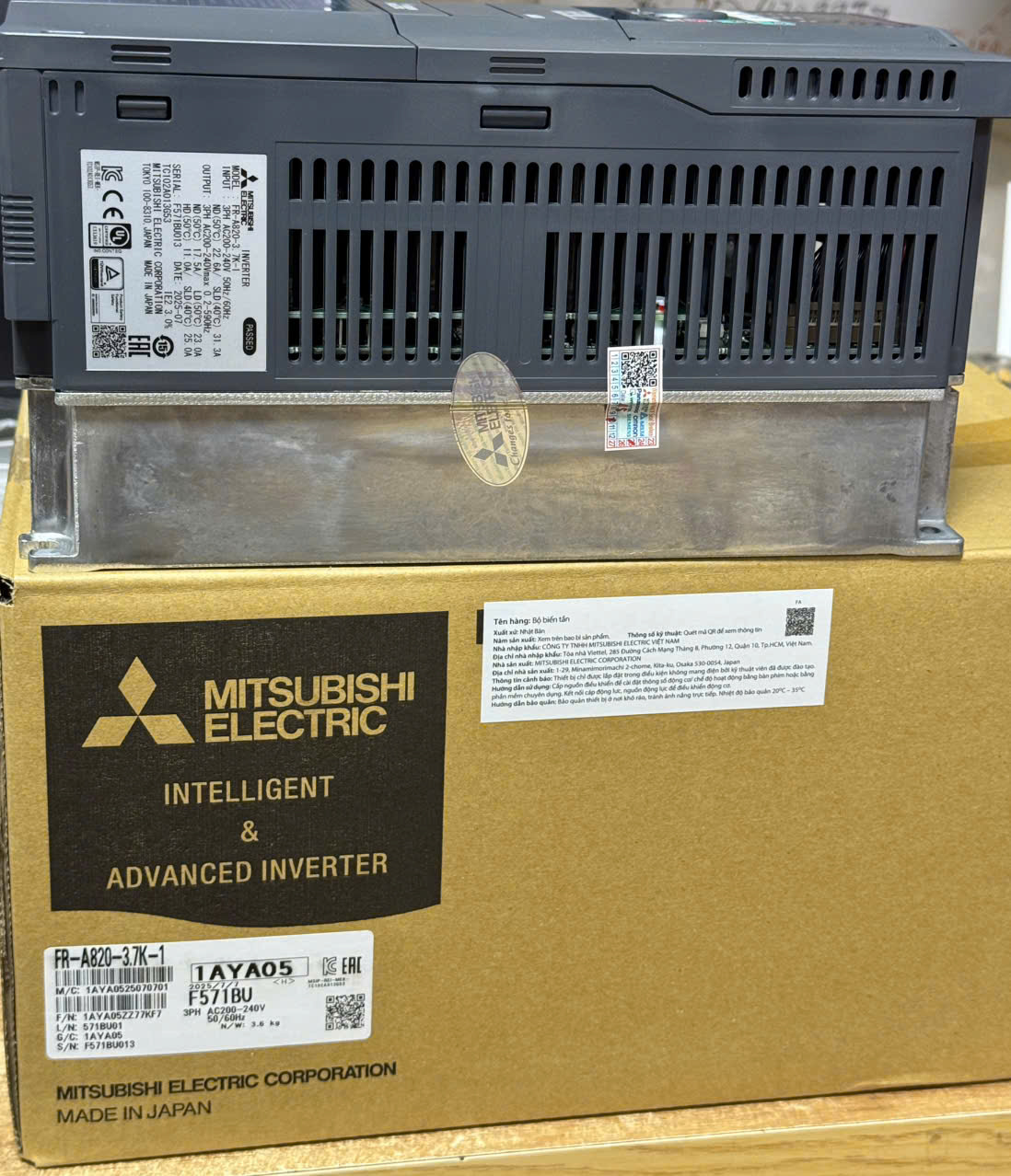 BIẾN TẦN MITSUBISHI FR-A820-3.7K-1