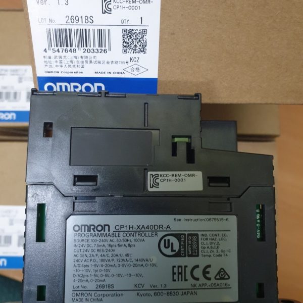 CP1H-XA40DR-A PLC OMRON