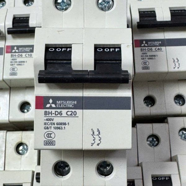 CẦU DAO ĐIỆN BH-D6 2P 20A TYPE C N