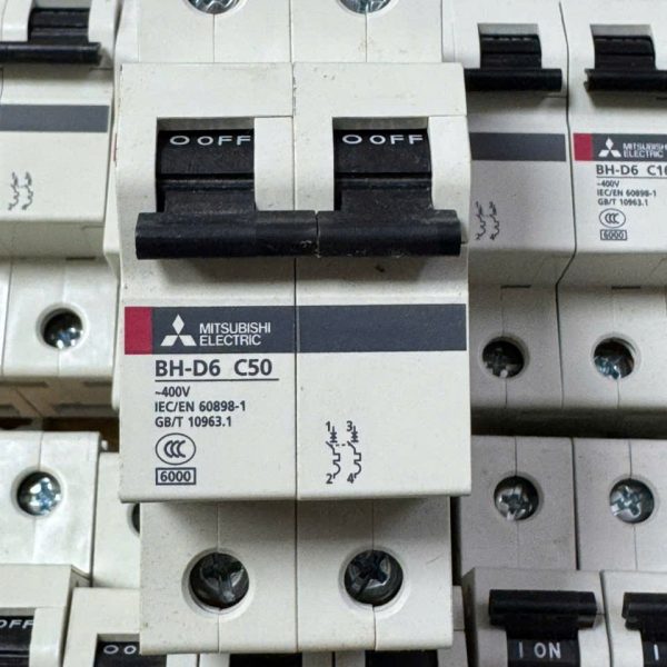 CẦU DAO ĐIỆN BH-D6 2P 50A TYPE C N